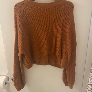 cropped sweater
